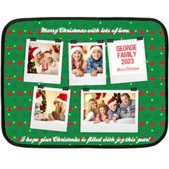 Xmas photo blanket - Fleece Blanket (Mini)