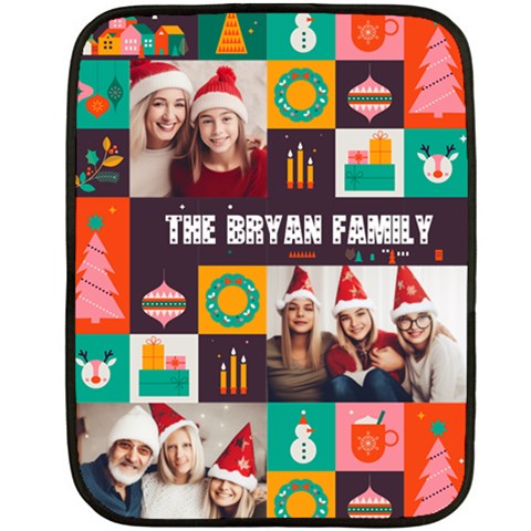 Xmas Photo Blanket By Oneson 35 x27  Blanket
