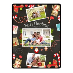 Christmas Family Small Blanket - Fleece Blanket (Small)