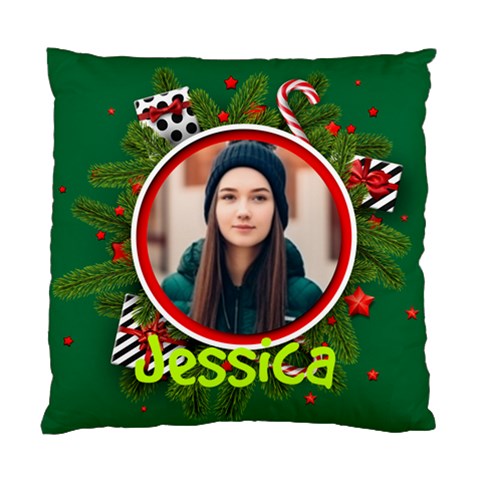 Xmas Photo Cushion By Oneson Front
