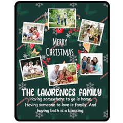 Christmas Ring Photo Medium Blanket