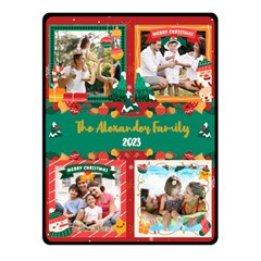 Christmas Family Name Small Blanket - Fleece Blanket (Small)