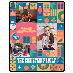 Christmas Graphic Photo Medium Blanket