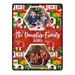 Christmas Photo Small Blanket - Fleece Blanket (Small)