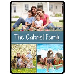 Personalized Family Large Blanket - Fleece Blanket (Large)