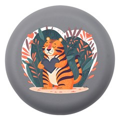 Tiger Illustration Dento Box - Dento Box with Mirror