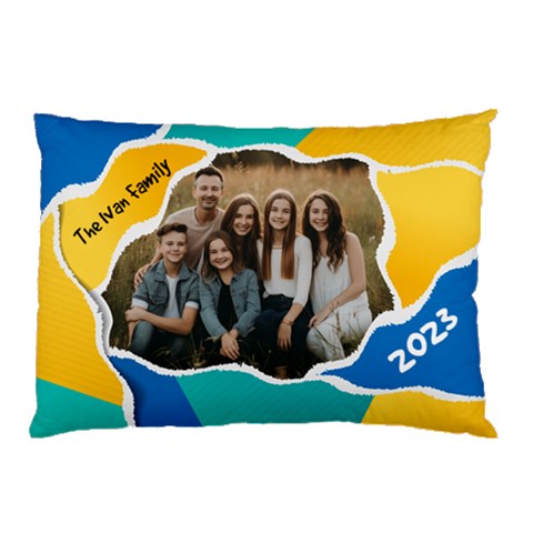 Collage Photo Frame Pillow By Oneson 26.62 x18.9  Pillow Case