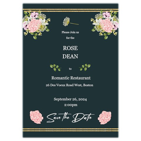 Wedding Invitation Card By Joe Back