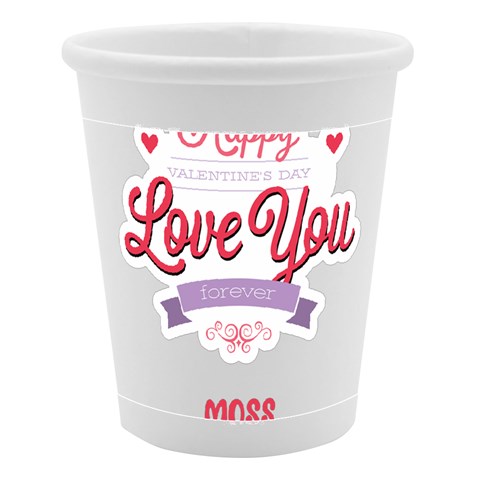 Valenine Name Paper Cup By Joe Center