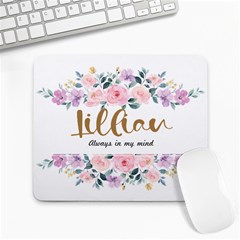 Watercolor Flower Name Mousepad - Collage Mousepad