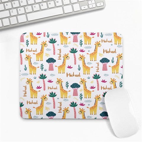 Giraffe Name Mousepad By Joe 9.25 x7.75  Mousepad - 1