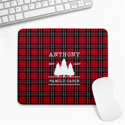 Family Name Mousepad By Joe 9.25 x7.75  Mousepad - 1