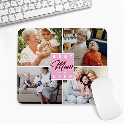 Best Dad Mum Ever Photo Mousepad By Joe 9.25 x7.75  Mousepad - 1