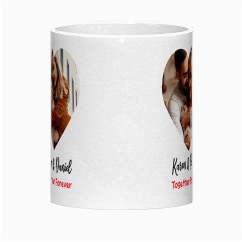 Couple Photo Name Mug By Joe Center