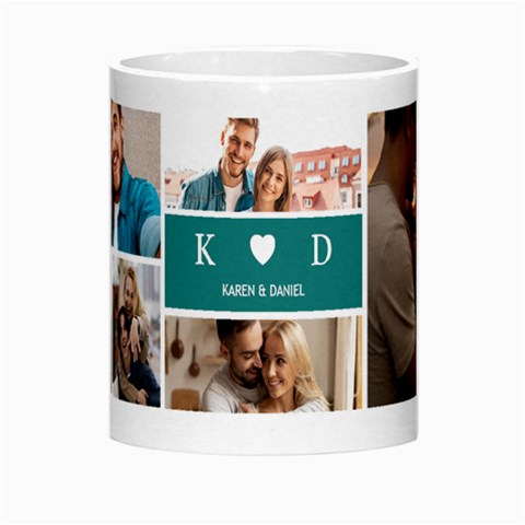 Couple Photo Name Mug By Joe Center