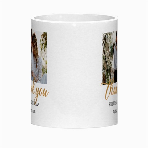 Wedding Thank You Mug By Joe Center