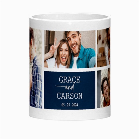 Couple Photo Name Mug By Joe Center