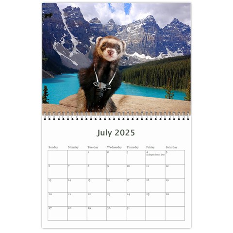 2025 Ferret Calendar By Tracy Pritchard Jul 2025