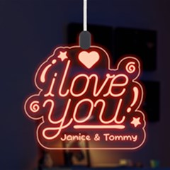 Happy Valentine - LED Acrylic Ornament