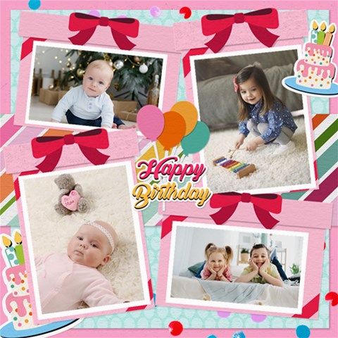 Personalized Happy Birthday Scrapbook By Joe 8 x8  Scrapbook Page - 2