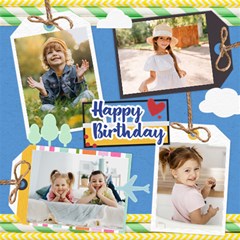 Personalized Happy Birthday ScrapBook - ScrapBook Page 12  x 12 