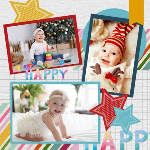 Personalized Happy Birthday Scrapbook By Joe 12 x12  Scrapbook Page - 2