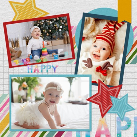 Personalized Happy Birthday Scrapbook By Joe 8 x8  Scrapbook Page - 2