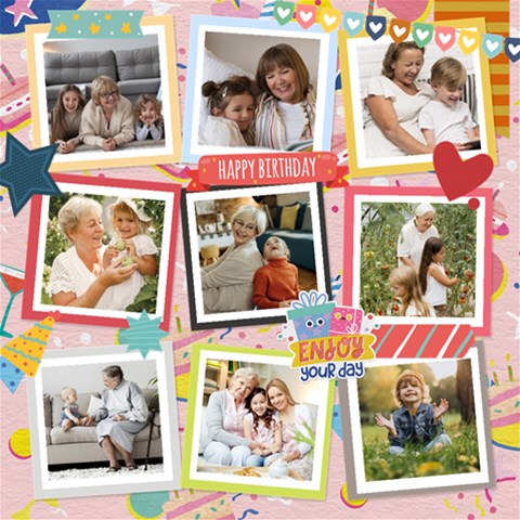Personalized Happy Birthday Scrapbook By Joe 12 x12  Scrapbook Page - 2
