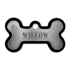 Iron Graphic Pattern - Dog Tag Bone (One Side)