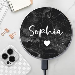 Personalized Initial Name Wireless Fast Charger - Wireless Fast Charger(White)