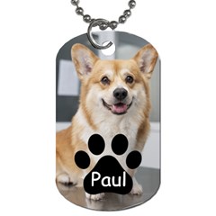 Photo Name Dog Tag - Dog Tag (One Side)