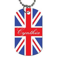 England Name Dog Tag - Dog Tag (One Side)