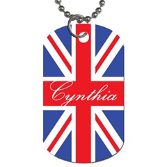 England Name Dog Tag - Dog Tag (One Side)