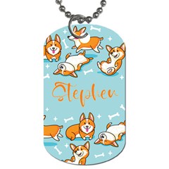 Dog Illustration Dog Tag - Dog Tag (One Side)