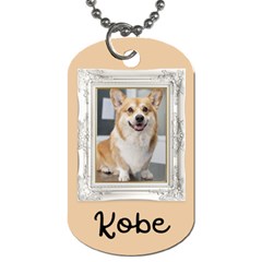 Photo Name Dog Tag - Dog Tag (One Side)