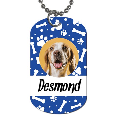 Photo Name Dog Tag By Joe Front