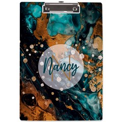 Marble Name Acrylic Clipboard - A4 Acrylic Clipboard