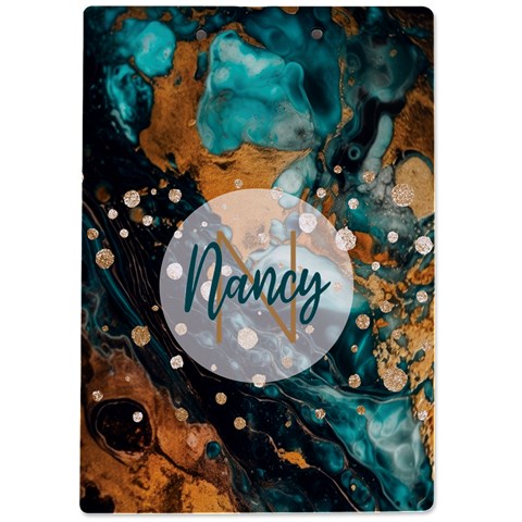 Marble Name Acrylic Clipboard By Joe Back