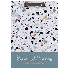 Marble Name Acrylic Clipboard - A4 Acrylic Clipboard