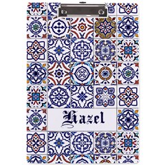 Tiles Name Acrylic Clipboard - A4 Acrylic Clipboard