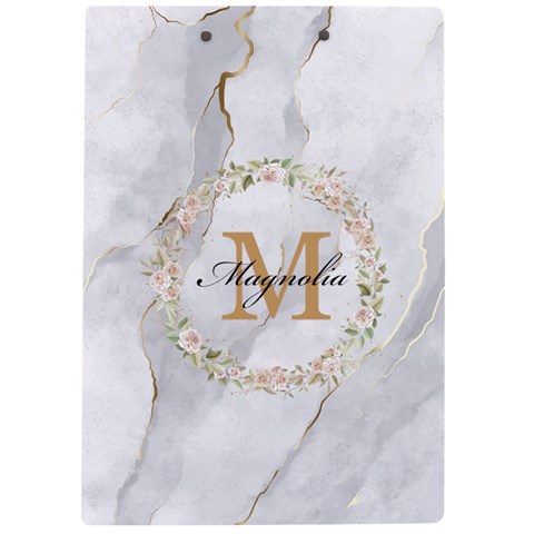 Initial Name Acrylic Clipboard By Joe Back