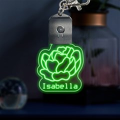 Rose Graphic - LED Key Chain