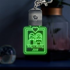 Couple Photo Graphic - LED Key Chain