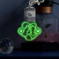 Couple Graphic - LED Key Chain