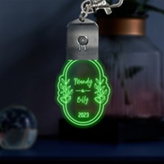 Flower Frame Graphic - LED Key Chain