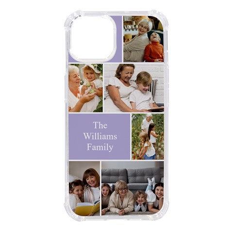 Personalized Photo Family Name Phone Case By Joe Front
