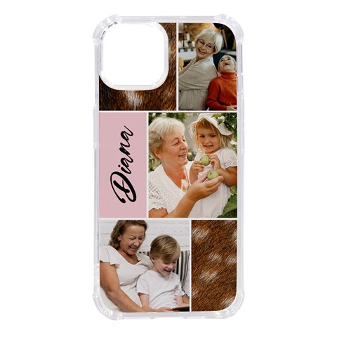 Personalized Animal Fur Photo Name Phone Case By Joe Front