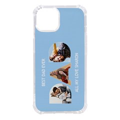 Personalized Dad Text Photo Phone Case - iPhone 14 TPU UV Print Case