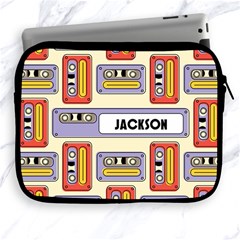 Cassette Tape Personalised Name - Apple iPad Zipper Case