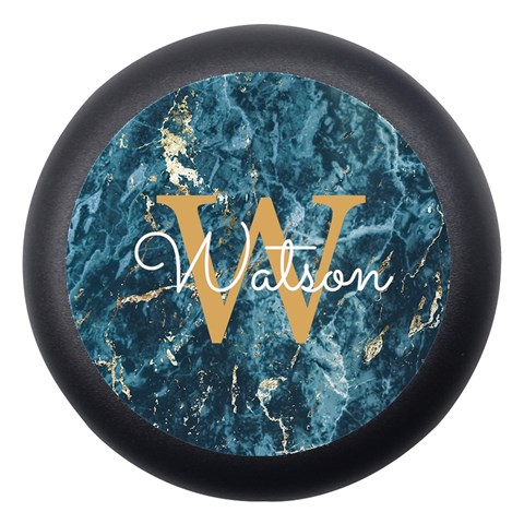 Personalized Marble Initial Name Dento Box By Joe Front